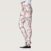 Elegante Vlinderbloesem (2) Leggings (Links)