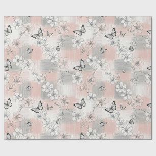 Elegante Vlinderbloesem (3) Cadeaupapier