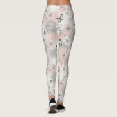 Elegante Vlinderbloesem (3) Leggings (Achterkant)