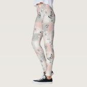 Elegante Vlinderbloesem (3) Leggings (Links)