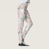Elegante Vlinderbloesem (3) Leggings (Rechts)