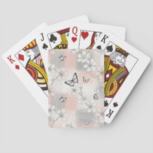 Elegante Vlinderbloesem (3) Pokerkaarten