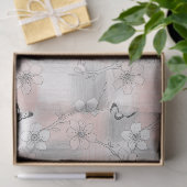 Elegante Vlinderbloesem (3) Tissuepapier (Geschenk)