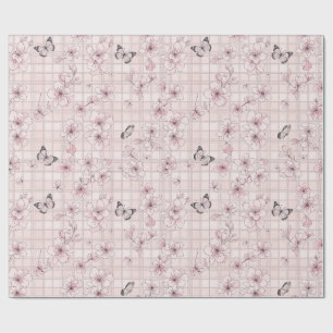 Elegante Vlinderbloesem (4) Cadeaupapier