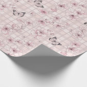 Elegante Vlinderbloesem (4) Cadeaupapier (Hoek)
