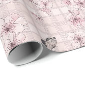 Elegante Vlinderbloesem (4) Cadeaupapier (Rol Hoek)