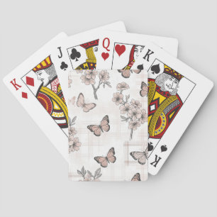 Elegante Vlinderbloesem (4) Pokerkaarten
