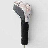 Elegante Vlinderbloesem (5) Golfheadcover (Schuin)