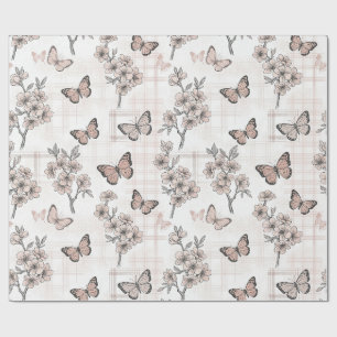 Elegante Vlinderbloesem (6) Cadeaupapier