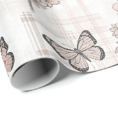Elegante Vlinderbloesem (6) Cadeaupapier (Rol Hoek)