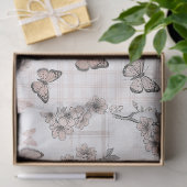 Elegante Vlinderbloesem (6) Tissuepapier (Geschenk)