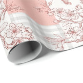 Elegante Vlinderbloesem (7) Cadeaupapier (Rol Hoek)