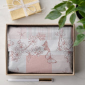 Elegante Vlinderbloesem (7) Tissuepapier (Geschenk)