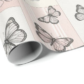 Elegante Vlinderbloesem (8) Cadeaupapier (Rol Hoek)
