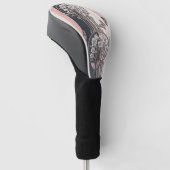 Elegante Vlinderbloesem (8) Golfheadcover (Schuin)