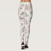 Elegante Vlinderbloesem (8) Leggings (Achterkant)