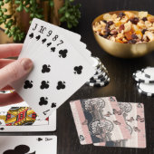 Elegante Vlinderbloesem (8) Pokerkaarten (Insitu)