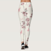 Elegante Vlinderbloesem (9) Leggings (Achterkant)