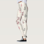 Elegante Vlinderbloesem (9) Leggings (Links)