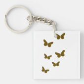 Elegante vlindercarryall sleutelhanger (voorkant)