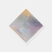 Elegante Vlinders Hart Vogels Servet (Hoek)