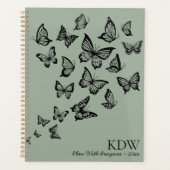 Elegante Vlinders  Planner (Voorkant)