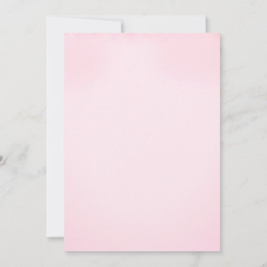 Elegante vlinders roze olifant Baby shower Kaart (Achterkant)