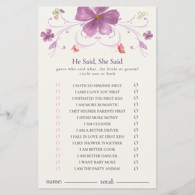 Elegante vlinders zei hij, ze zei douchegame (Voorkant)