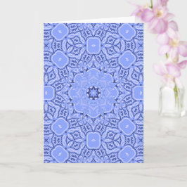 Elegante vloeibare geometrische mandala-kunst kaart