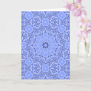 Elegante vloeibare geometrische mandala-kunst kaart