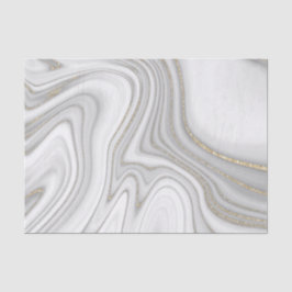 Elegante vloeibare gouden glitters marmerpatroon tissuepapier