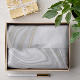 Elegante vloeibare gouden glitters marmerpatroon tissuepapier