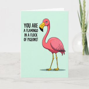 Elegante Vogel Viering Kaart