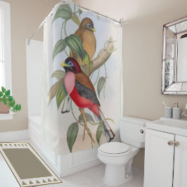 Elegante Vogels Kleurrijk Douchegordijn