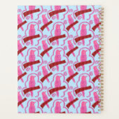 Elegante vogels Patroon Spiraal Planner (Achterkant)