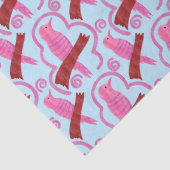 Elegante vogels Patroon Tissuepapier (Detail)