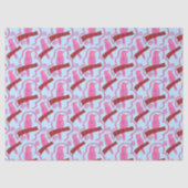 Elegante vogels Patroon Tissuepapier (Voorkant)