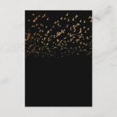 Elegante Vogels van een Veer Bruiloft Details Informatiekaartje (Achterkant)