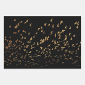 Elegante Vogels van een Veer Bruiloft Inpakpapier Vel (Voorkant 3)