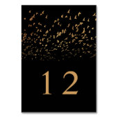 Elegante Vogels van een Veer Bruiloft Kaart (Achterkant)