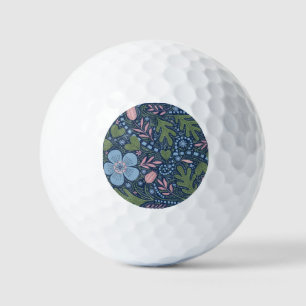 Elegante volks kunst bloemmotief vintage botanisch golfballen
