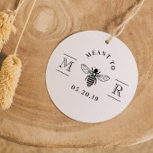 Elegante 'Voor Elkaar Geschapen' Honing Bruiloft F Rubberstempel