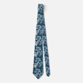 Elegante voor hem Lelie Bloem Stropdas (Voorkant)