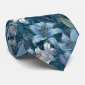 Elegante voor hem Lelie Bloem Stropdas (Opgerold)