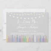 Elegante voorraad De bar Verloving uitnodiging (Voorkant)