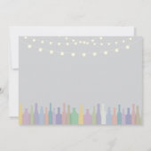 Elegante voorraad De bar Verloving uitnodiging (Achterkant)