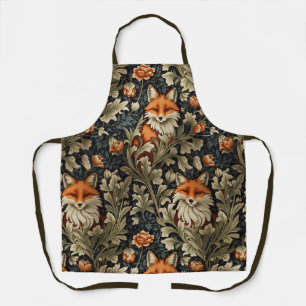 Elegante vossen William Morris geïnspireerd patroo Schort
