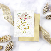 Elegante Vrede Op Aarde Duif Vakantie Feestdagenkaart