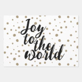 Elegante Vreugde aan de wereld Inpakpapier Vel (Voorkant)