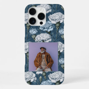 Elegante vriendin cadeau anjer bloem foto  iPhone 16 pro max hoesje